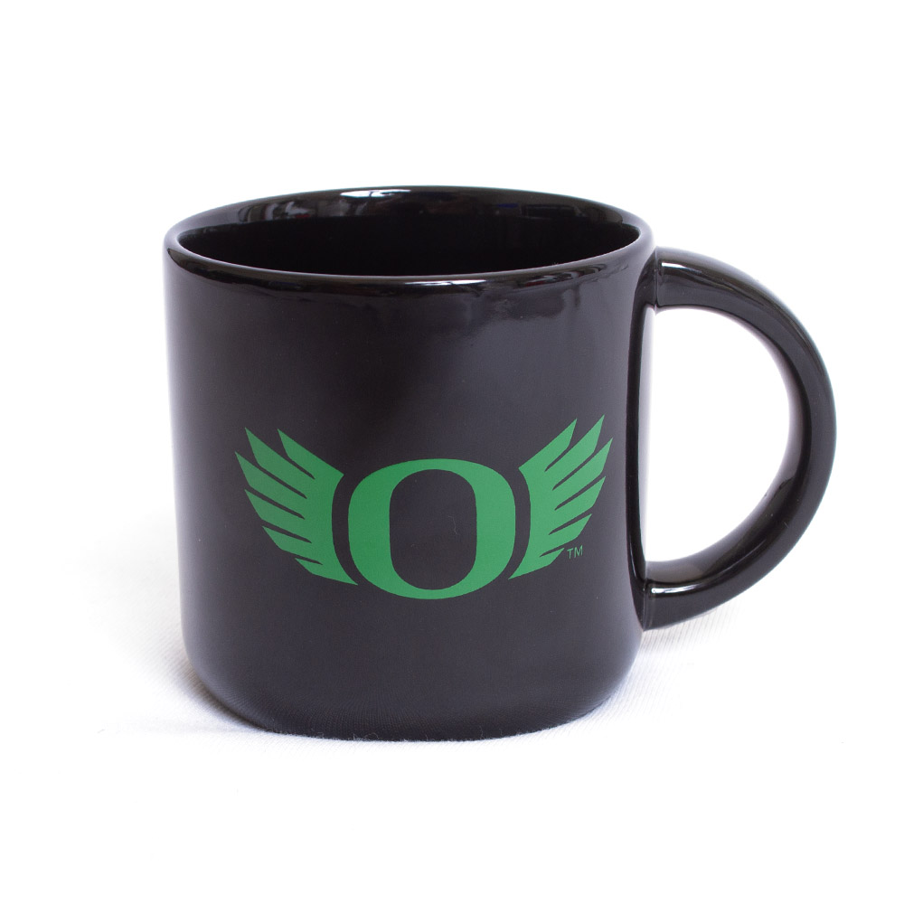 O Wings, Spirit Product, Black, Traditional Mugs, Ceramic, Home & Auto, 14 ounce, Classic, Cafe, 834107